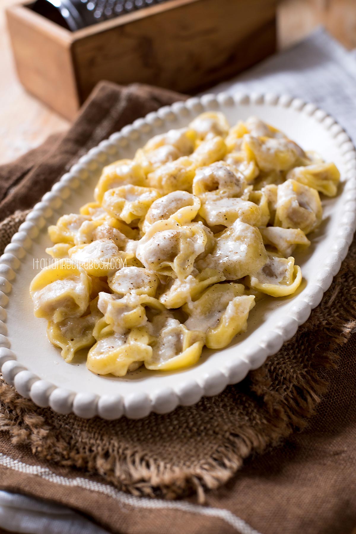 Tortellini Alla Panna Italian Recipe Book