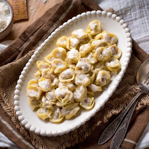 Tortellini Alla Panna Italian Recipe Book