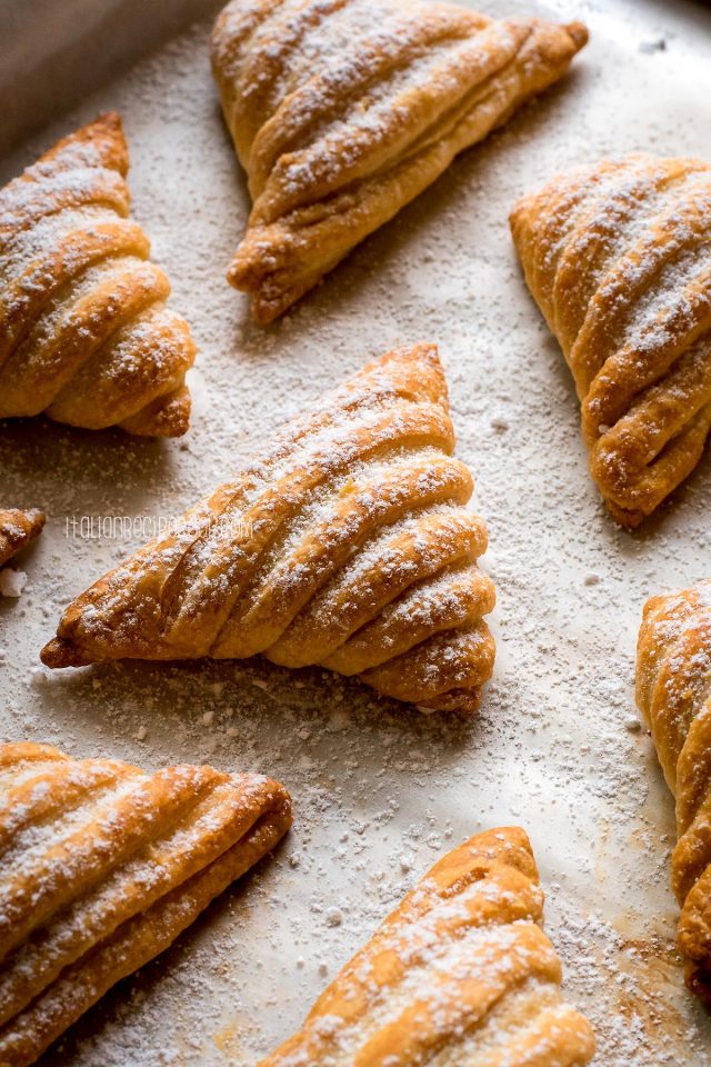 Lazy Sfogliatelle From Puff Pastry Italian Recipe Book