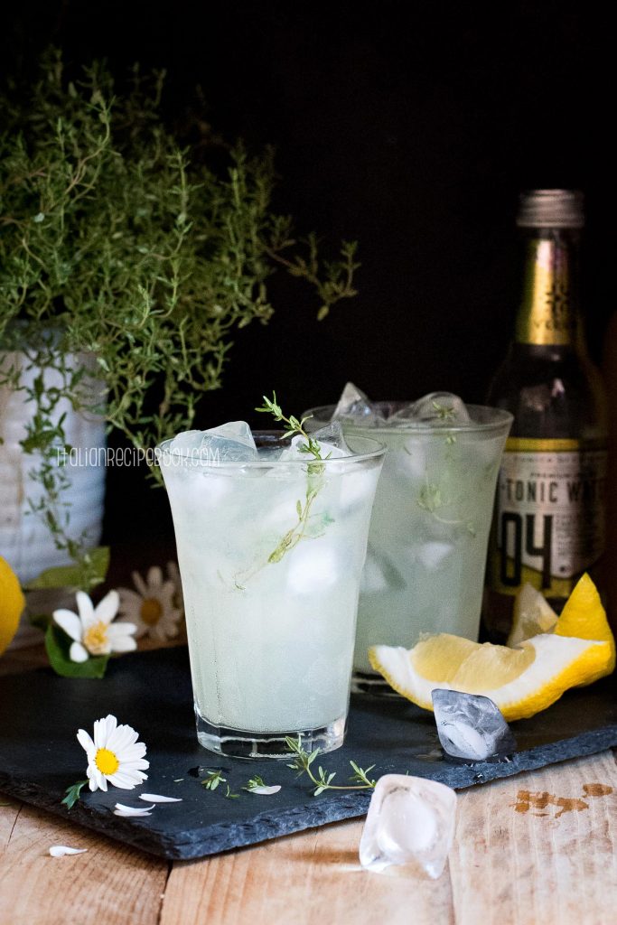 Limoncello Tonic Cocktails