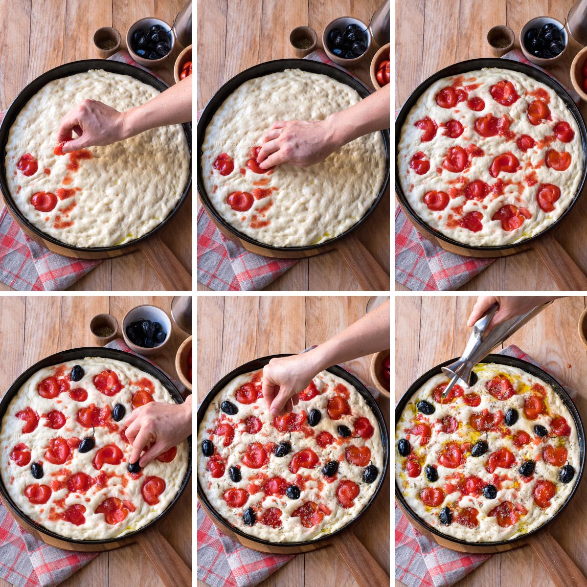 seasoning focaccia