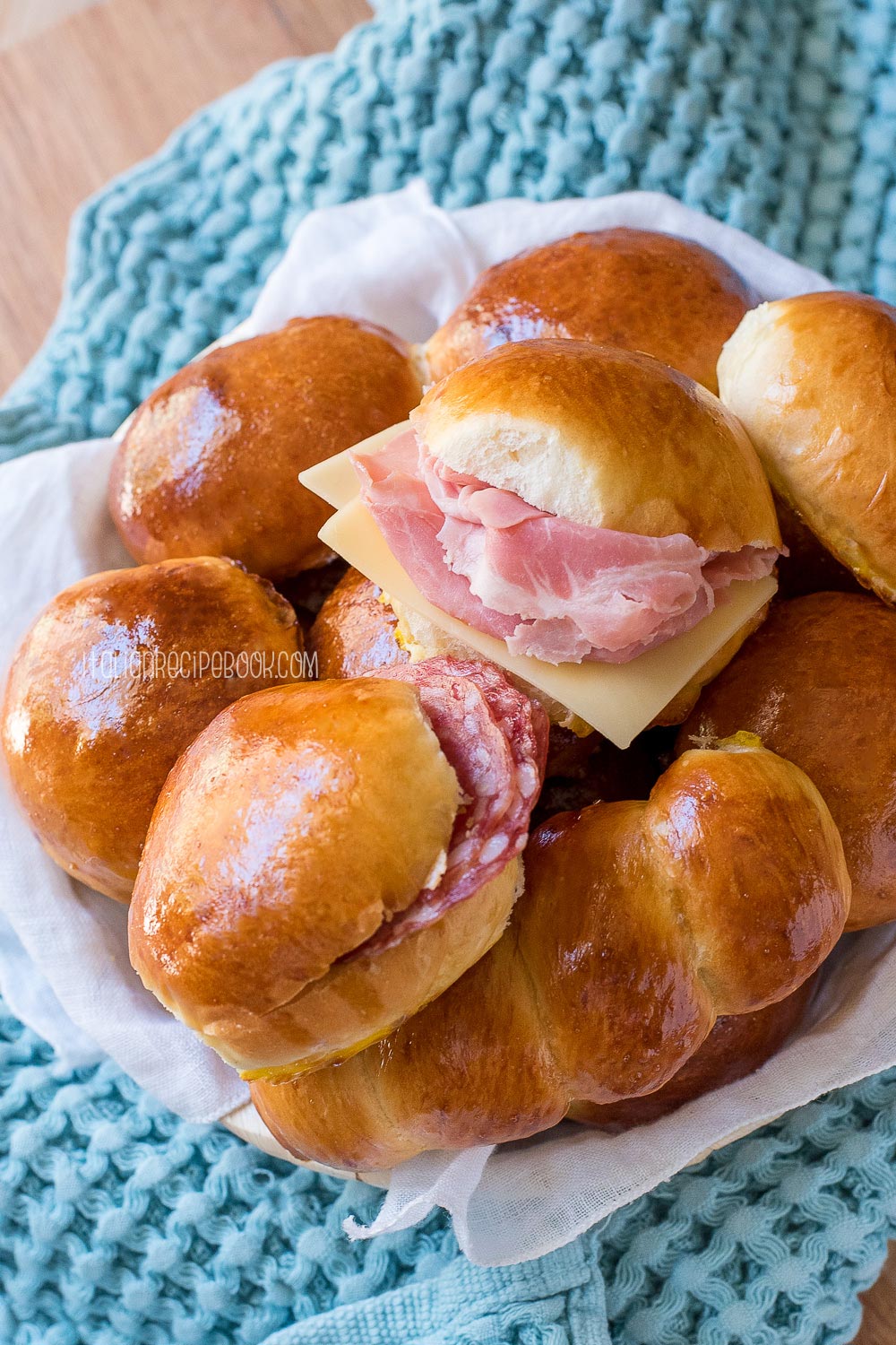 milk bread rolls sandwiches