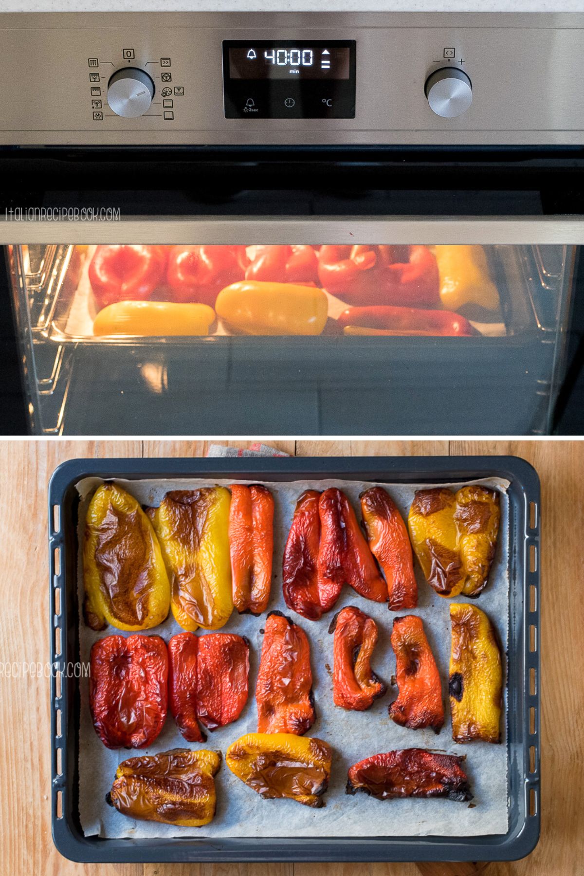 roasting peppers