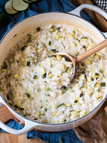 zucchini risotto