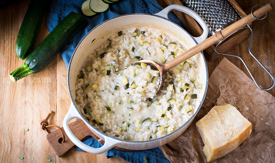 Zucchini Risotto {The Whole Family Will Love!} Italian Recipe Book