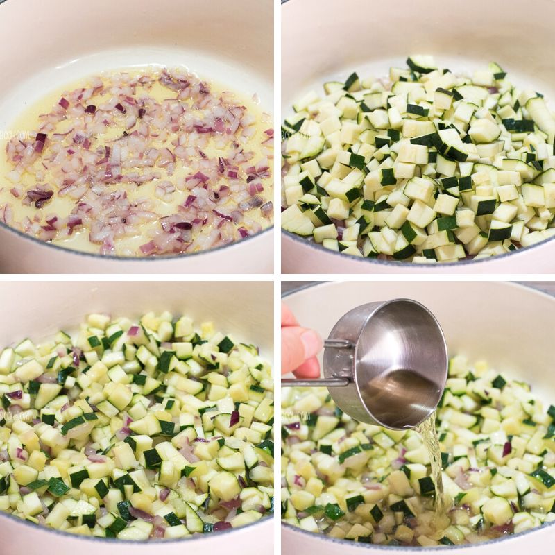 how to make zucchini risotto