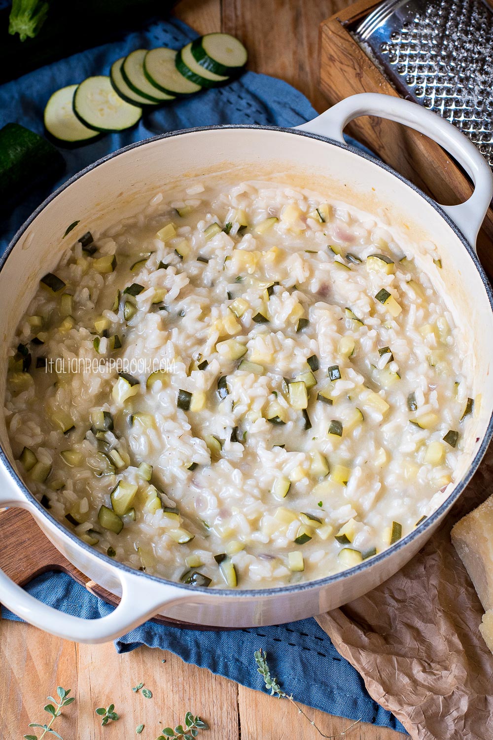 zucchini risotto