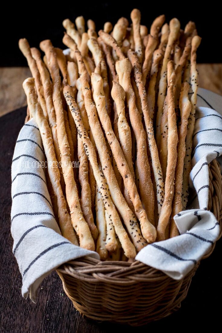Grissini (Italian Breadsticks) Italian Recipe Book