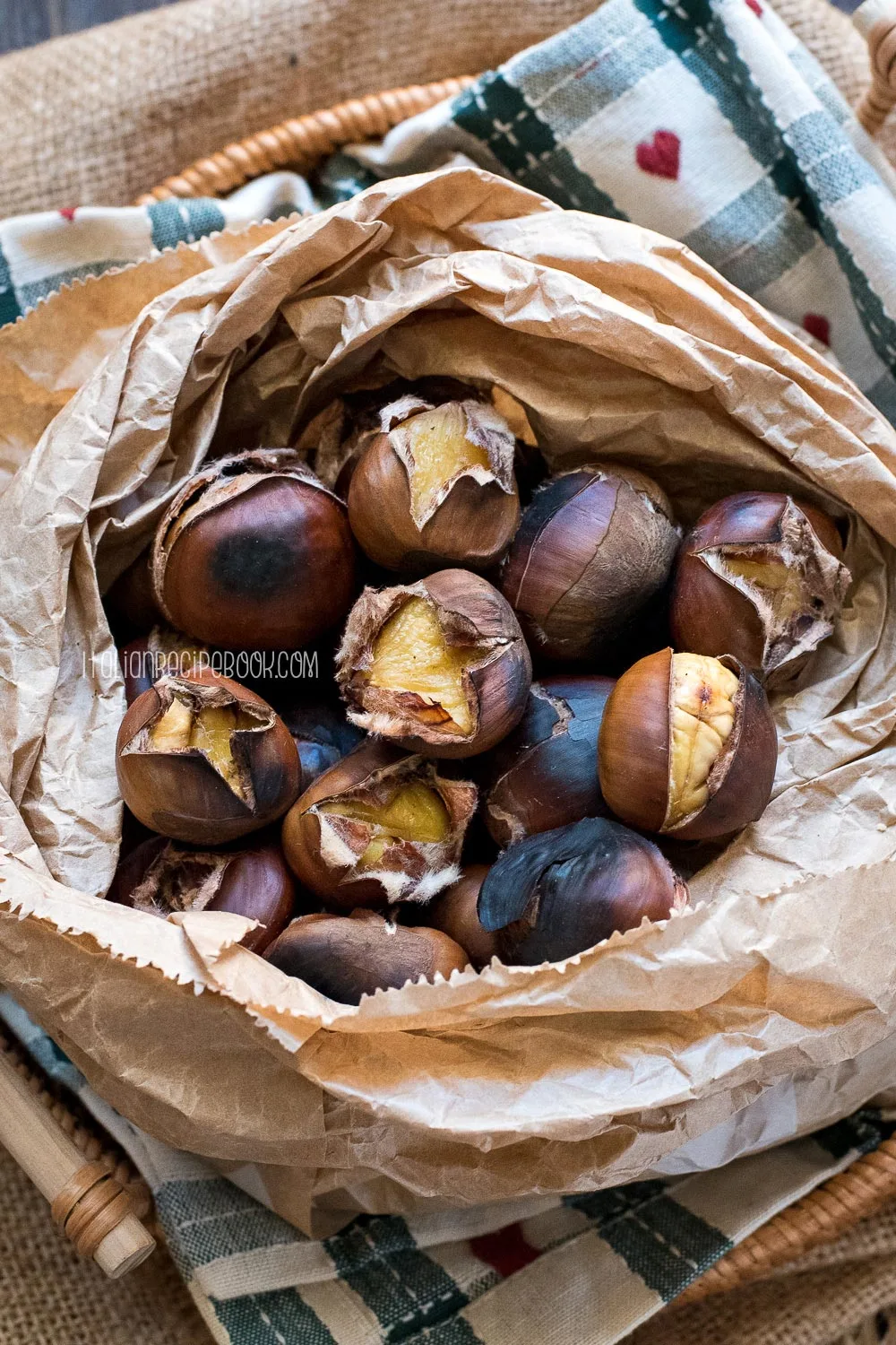 chestnuts in a paper bag