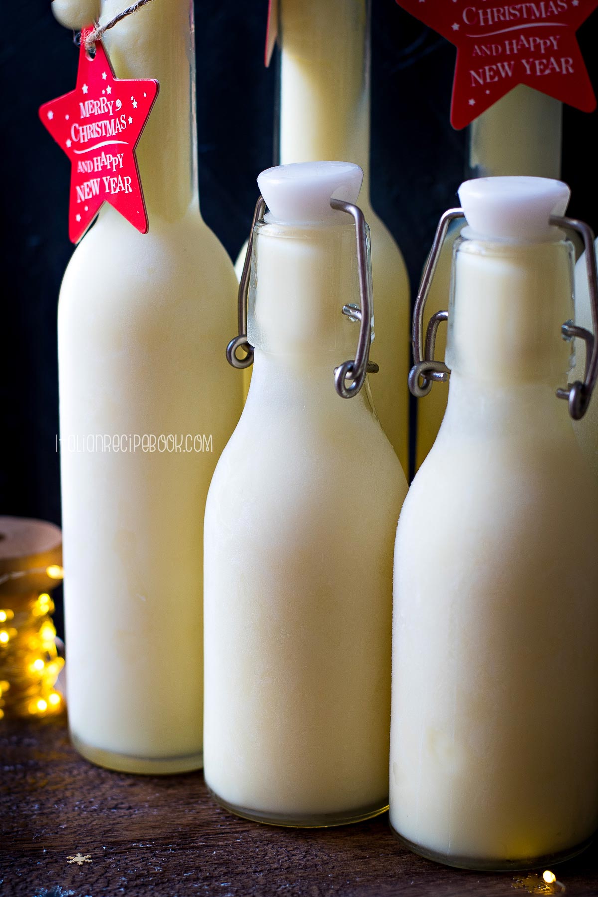 limoncello cream bottles