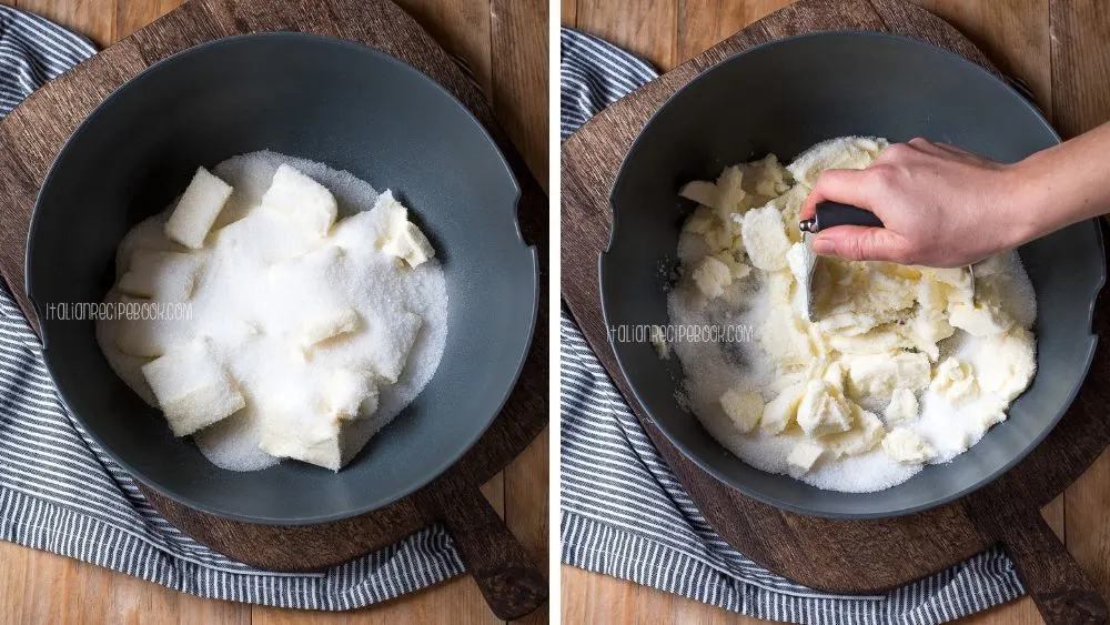 how to make baci di dama cookie dough - step 1