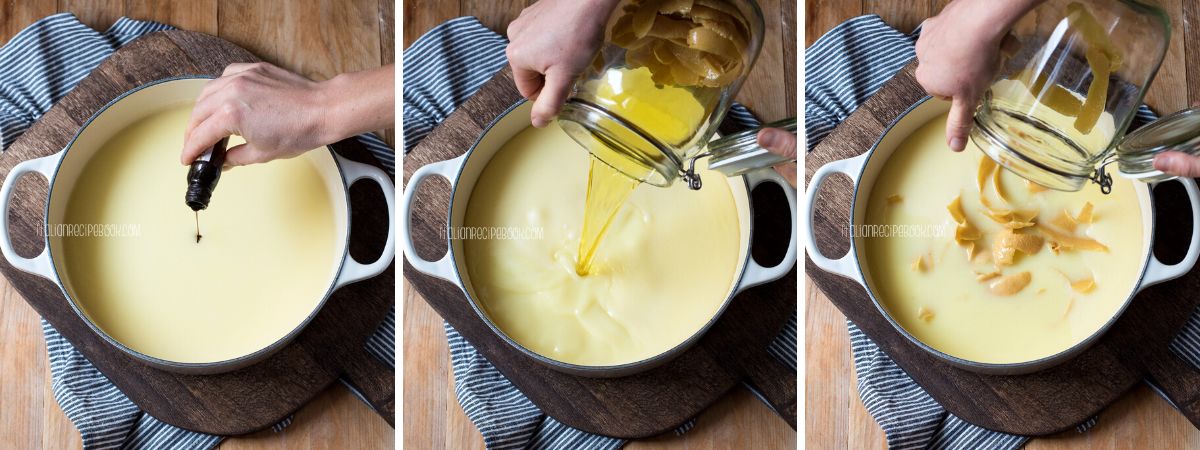 making limoncello cream