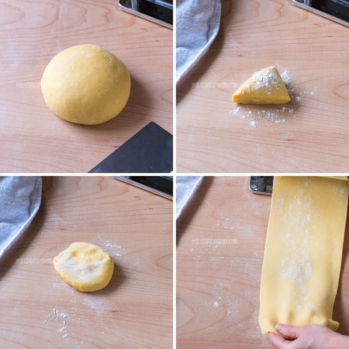 making tortellini dough