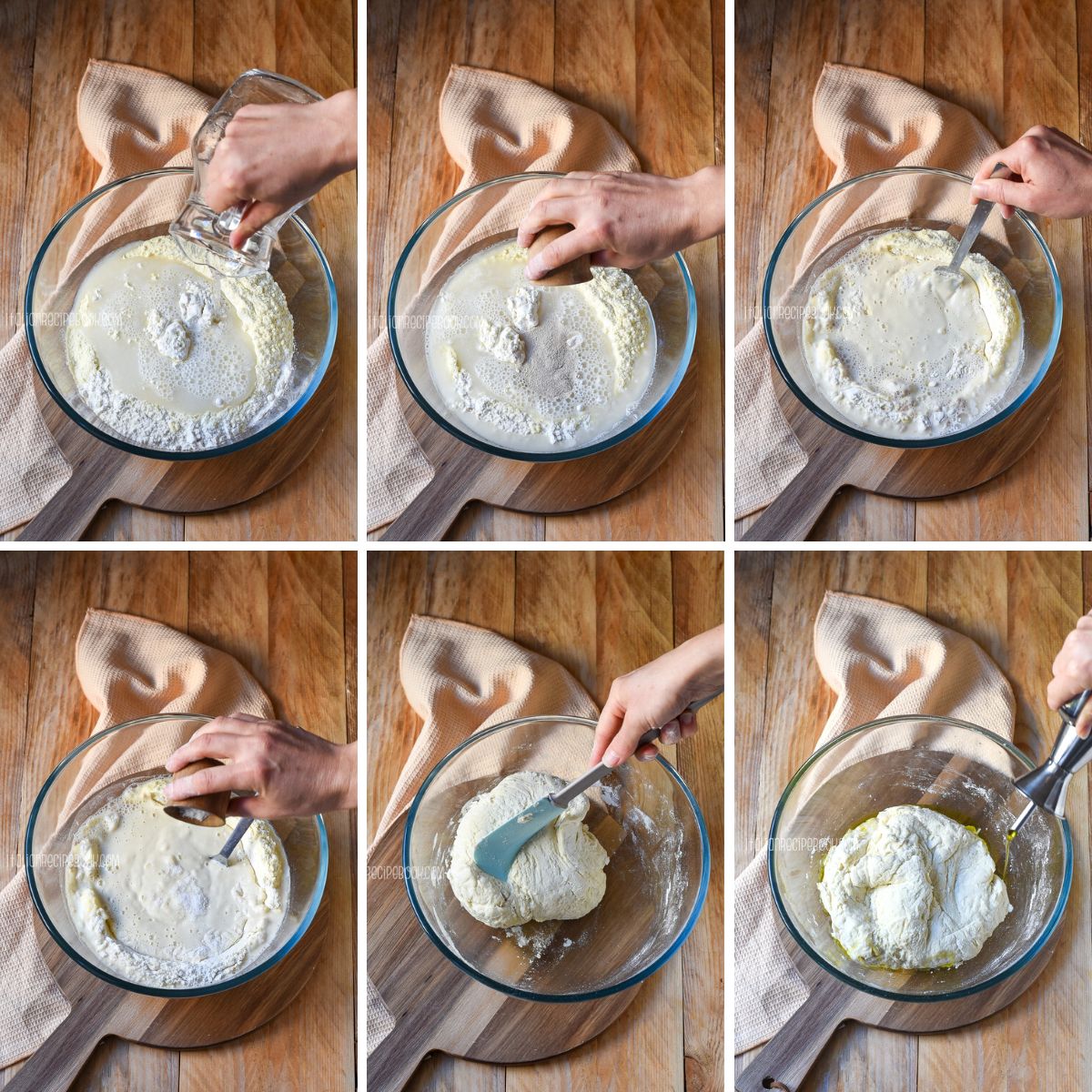 making no knead dough