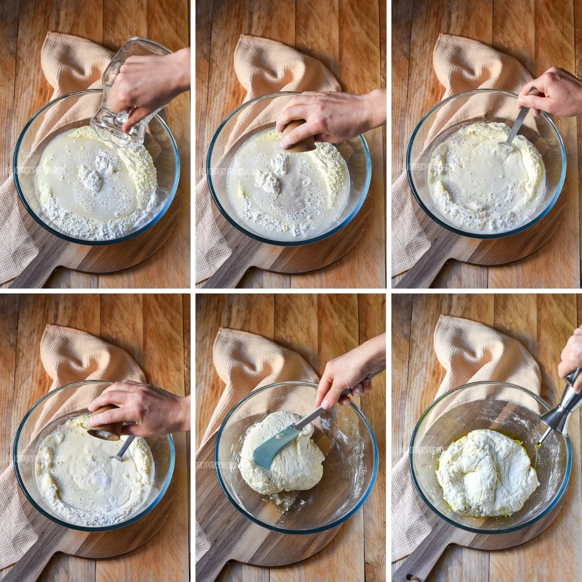making no knead dough