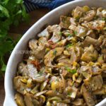 braised artichokes close up