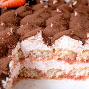 Strawberry Tiramisu.