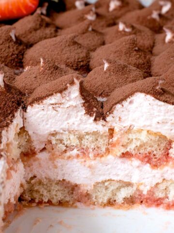 Strawberry Tiramisu.