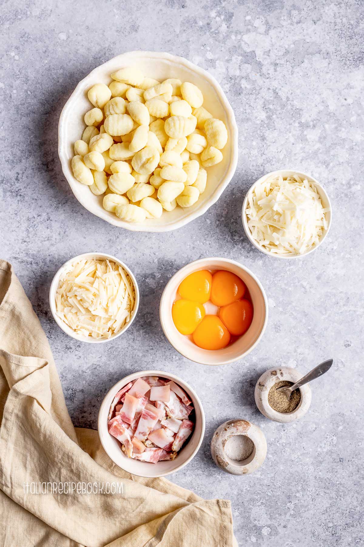 gnocchi alla carbonara ingredients