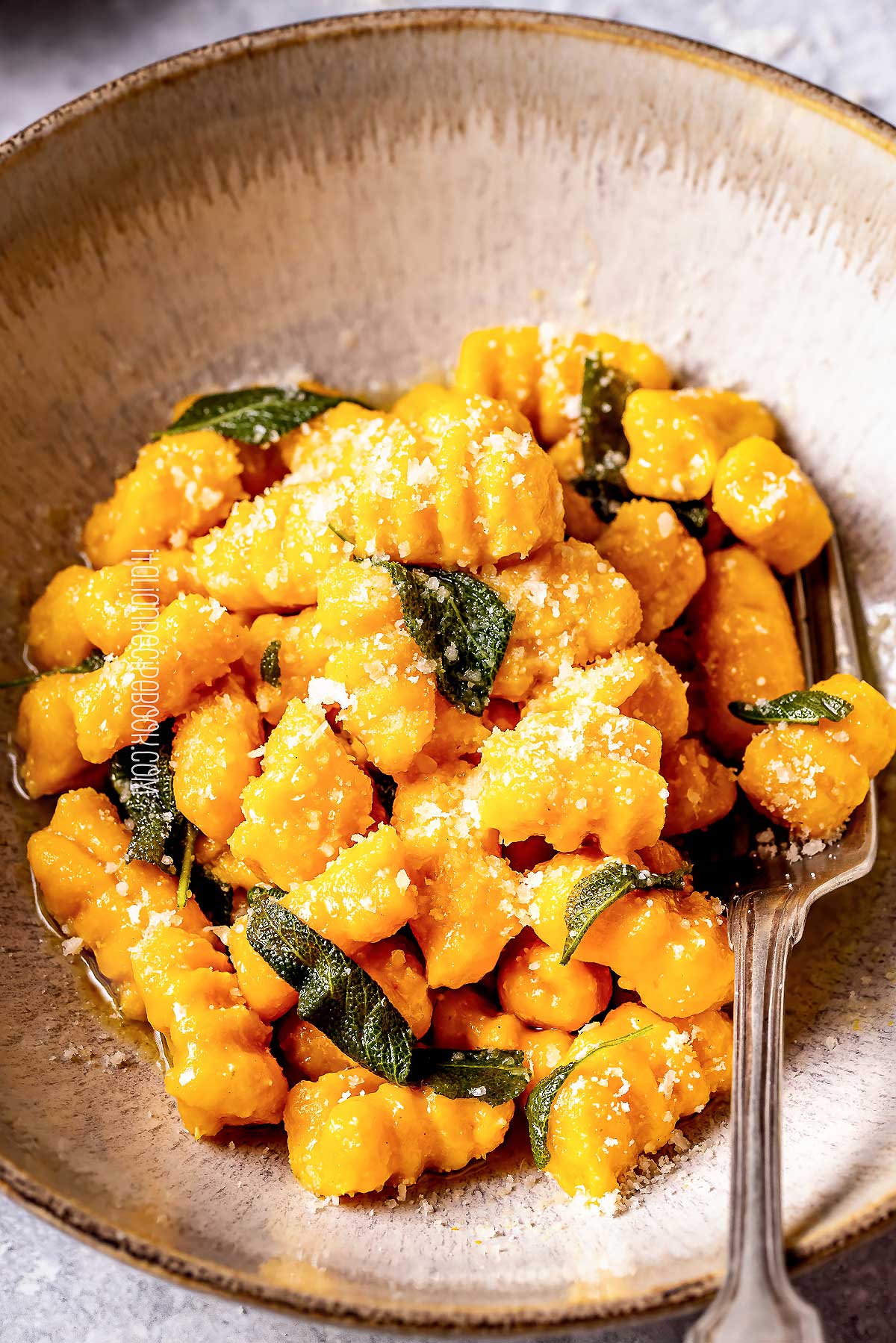pumpkin gnocchi with sage butter sauce