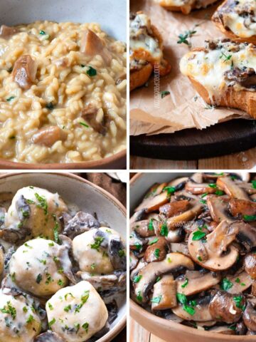 italian recipes with mushrooms