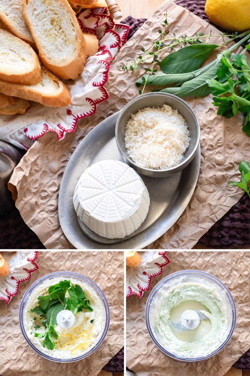 Whipped Ricotta Crostini with 5 Assorted Toppings Italian Recipe Book