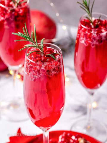 christmas prosecco cocktail