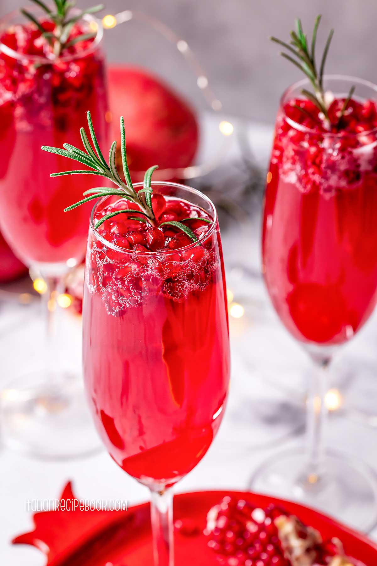 christmas prosecco cocktail