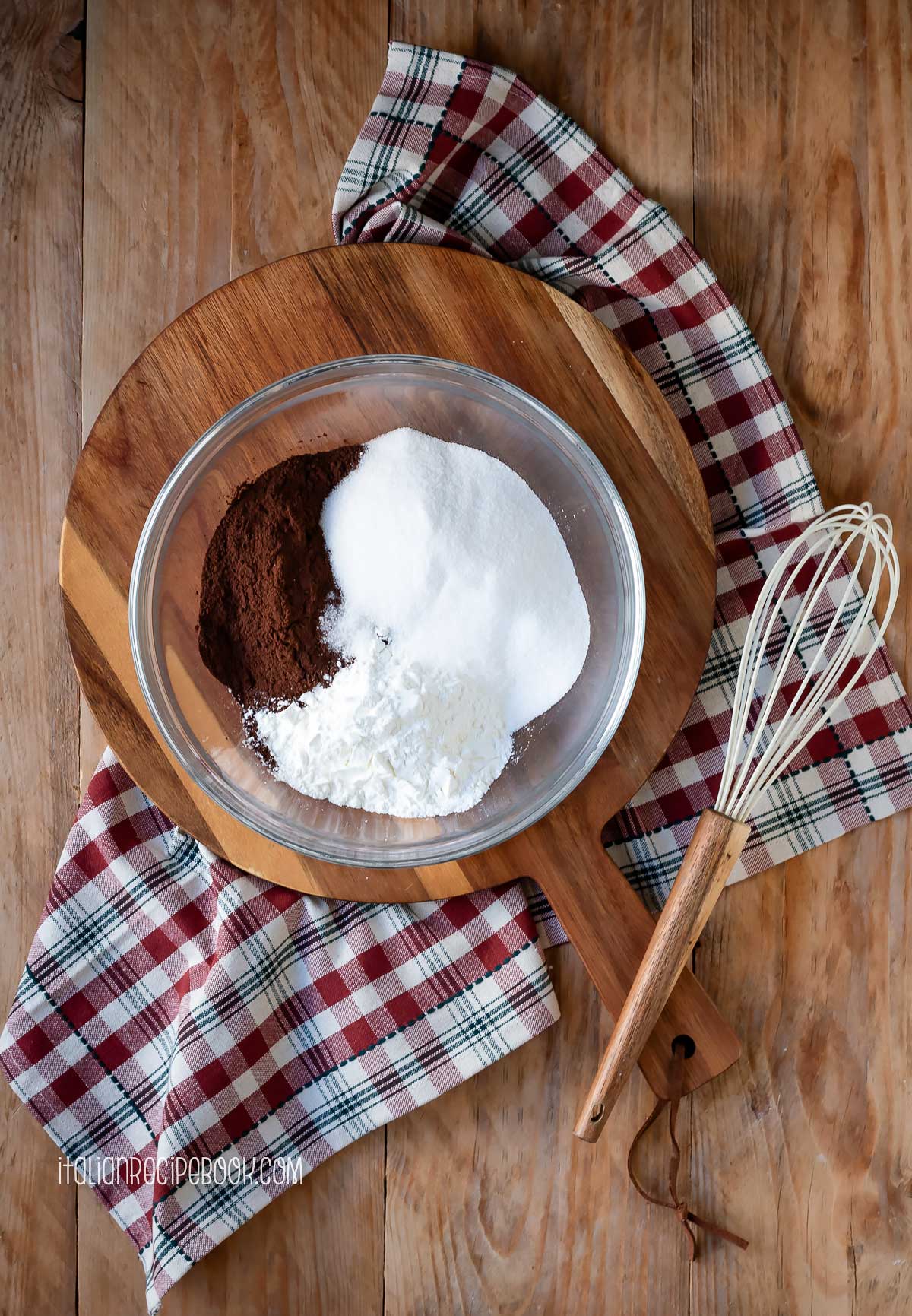 all dry ingredients in a bowl